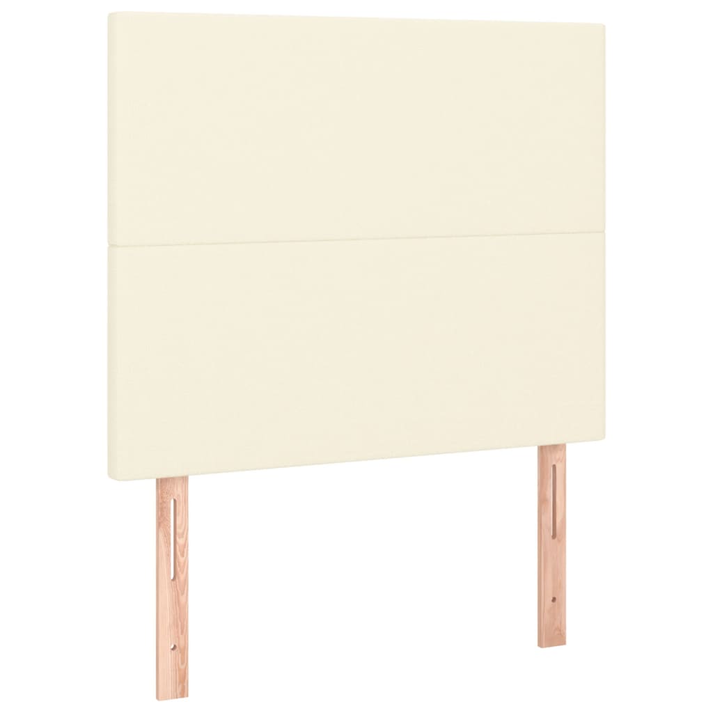 Cadre de lit sans matelas crème 100x200 cm similicuir