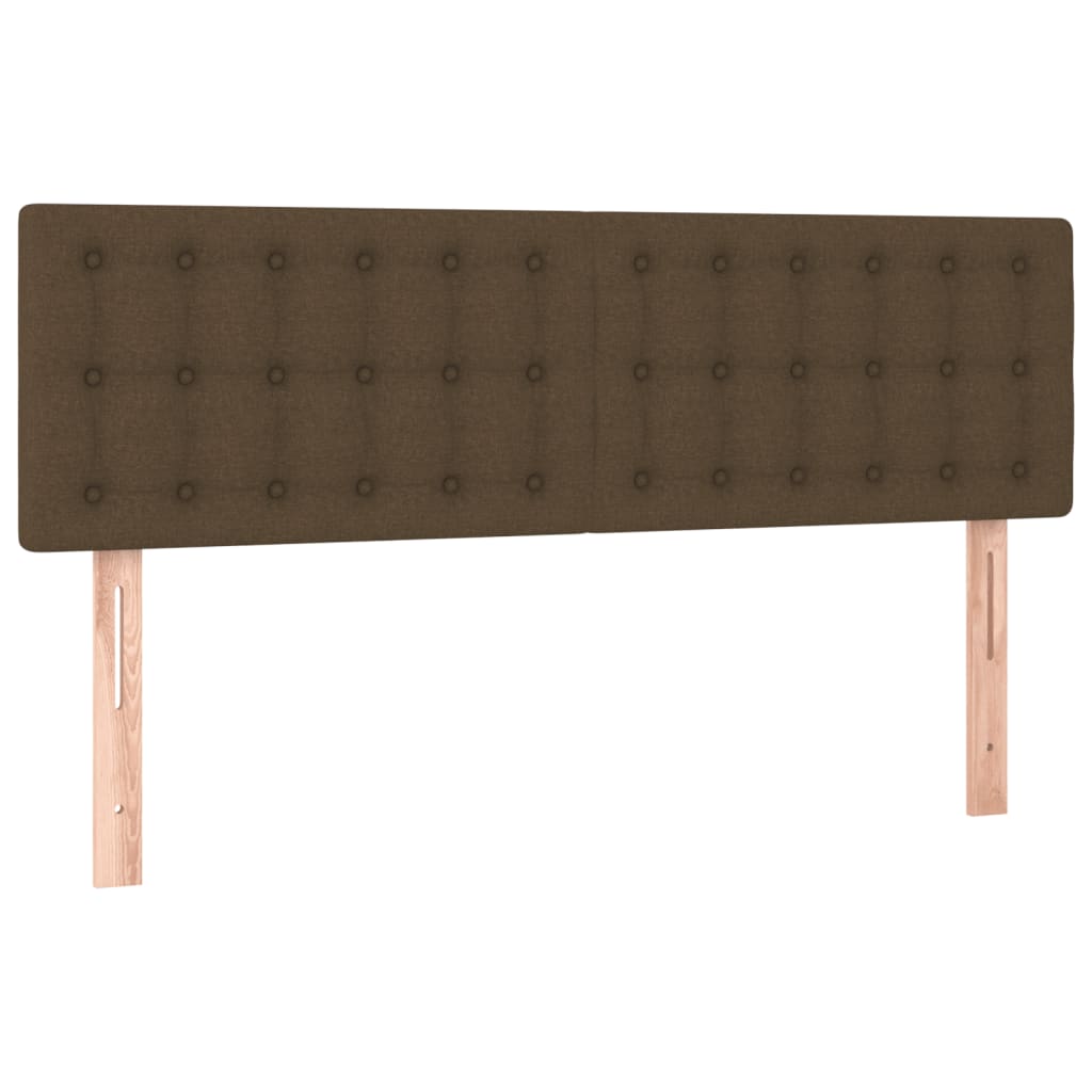 Sommier à lattes de lit avec matelas Marron foncé 140x200 cm - XIOS