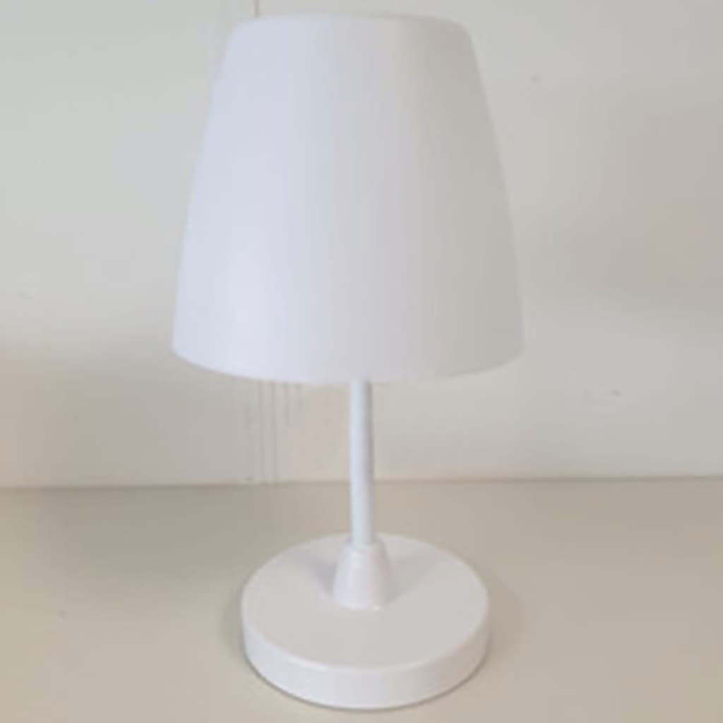 Lampe de table rechargeable LED blanc 13x30 cm Lampes et lanternes de camping H&S Collection