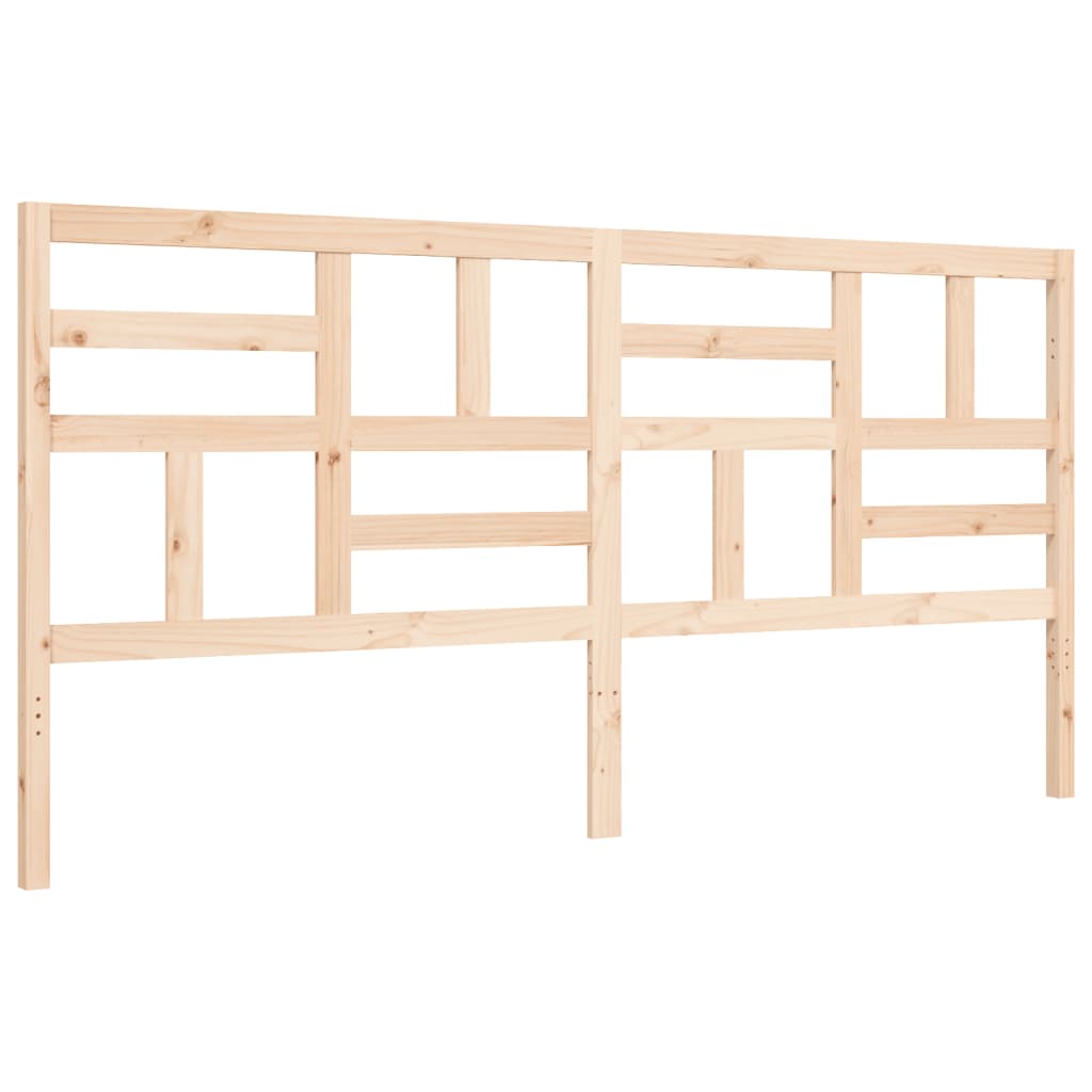 Cadre de lit sans matelas 200x200 cm bois massif - XIOS