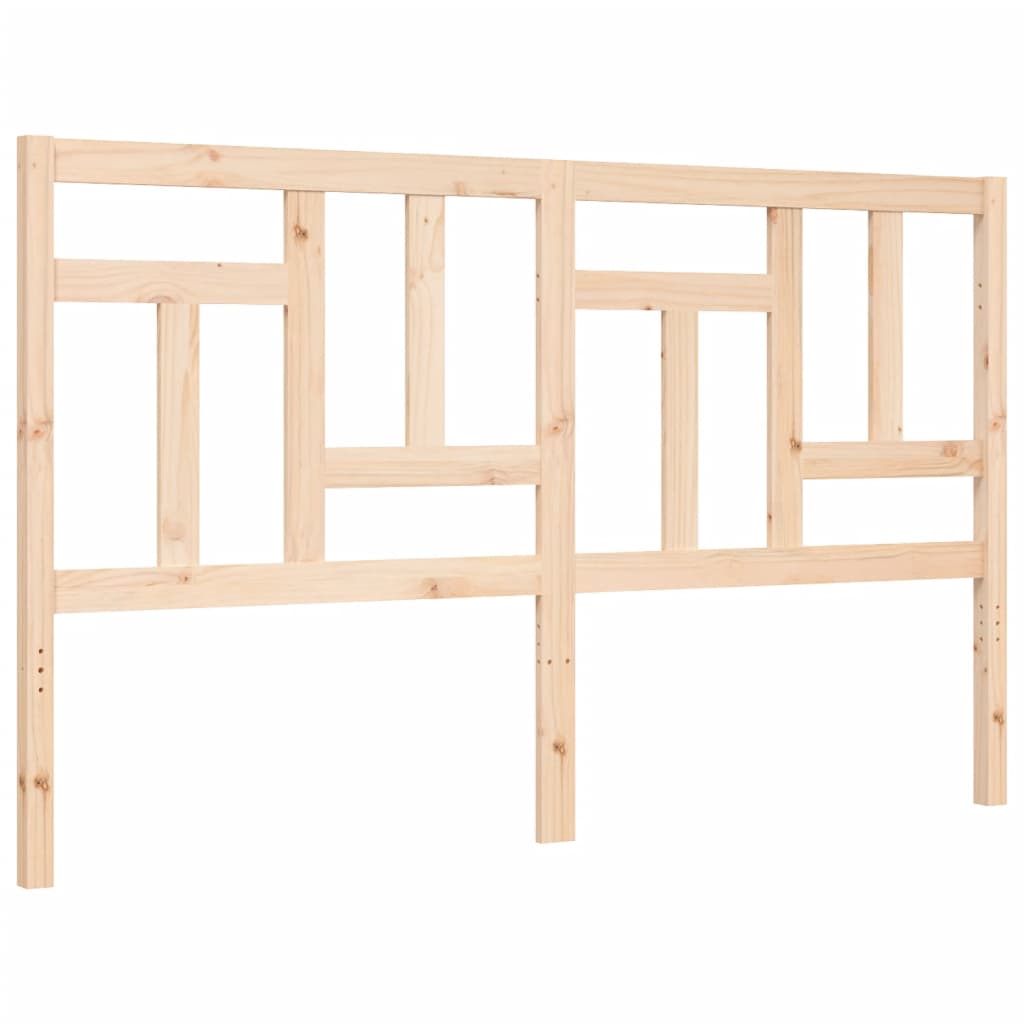 Cadre de lit sans matelas 160x200 cm bois massif - XIOS