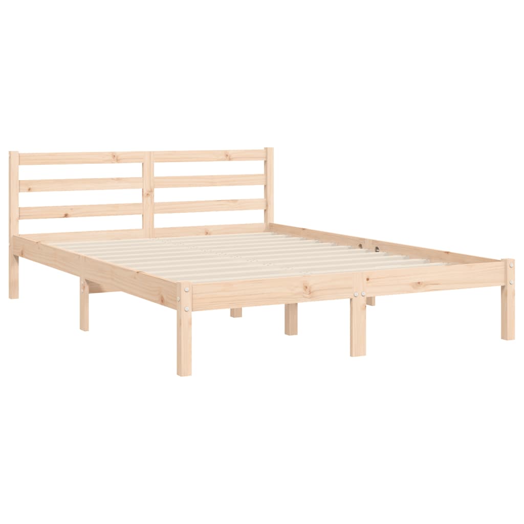 Cadre de lit sans matelas 120x200 cm bois massif - XIOS