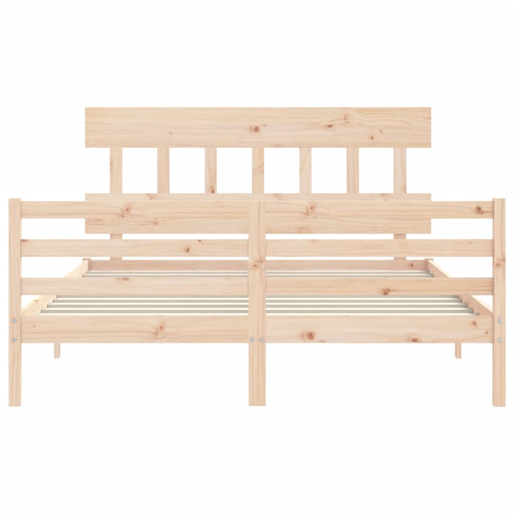 Cadre de lit sans matelas bois massif - XIOS