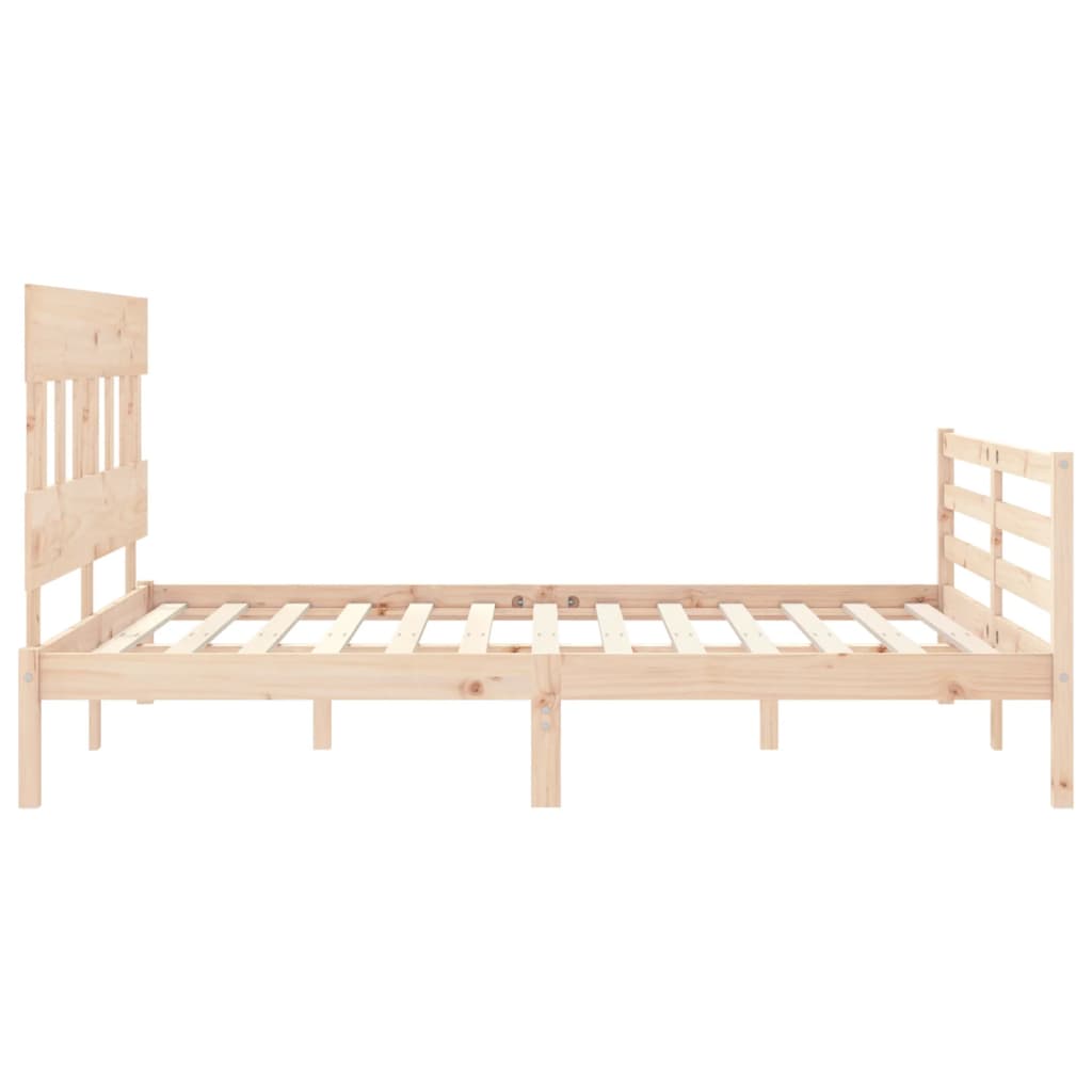 Cadre de lit sans matelas bois massif - XIOS