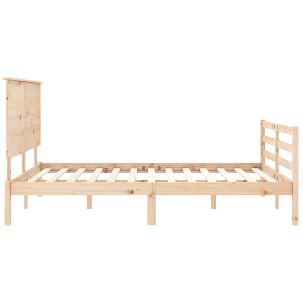 Cadre de lit sans matelas bois massif - XIOS