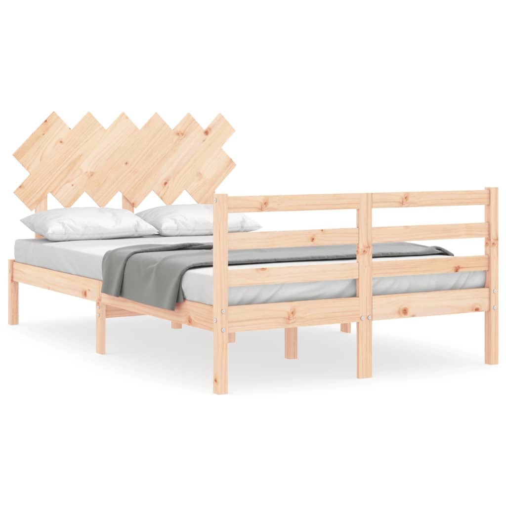 Cadre de lit sans matelas bois massif - XIOS