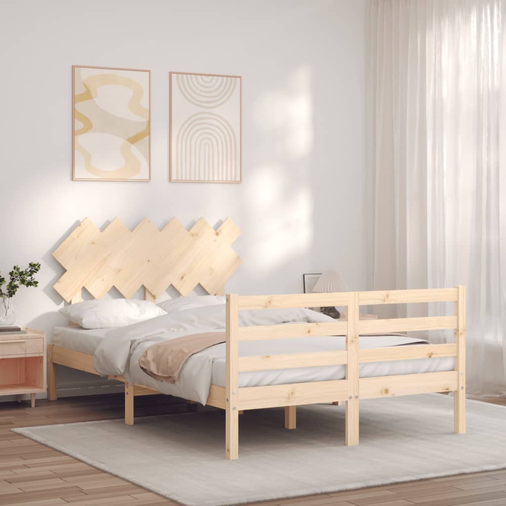 Cadre de lit sans matelas bois massif - XIOS