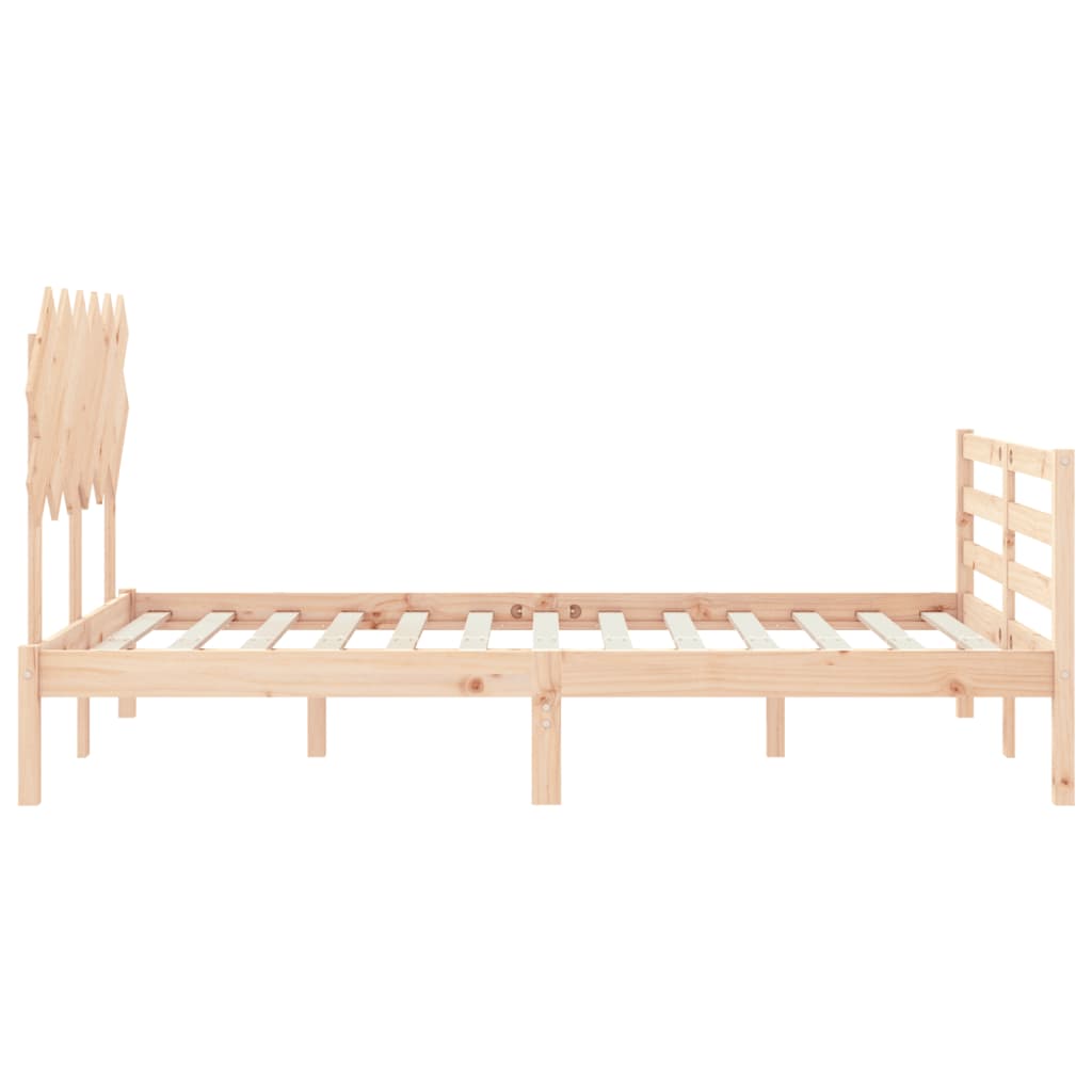 Cadre de lit sans matelas bois massif - XIOS