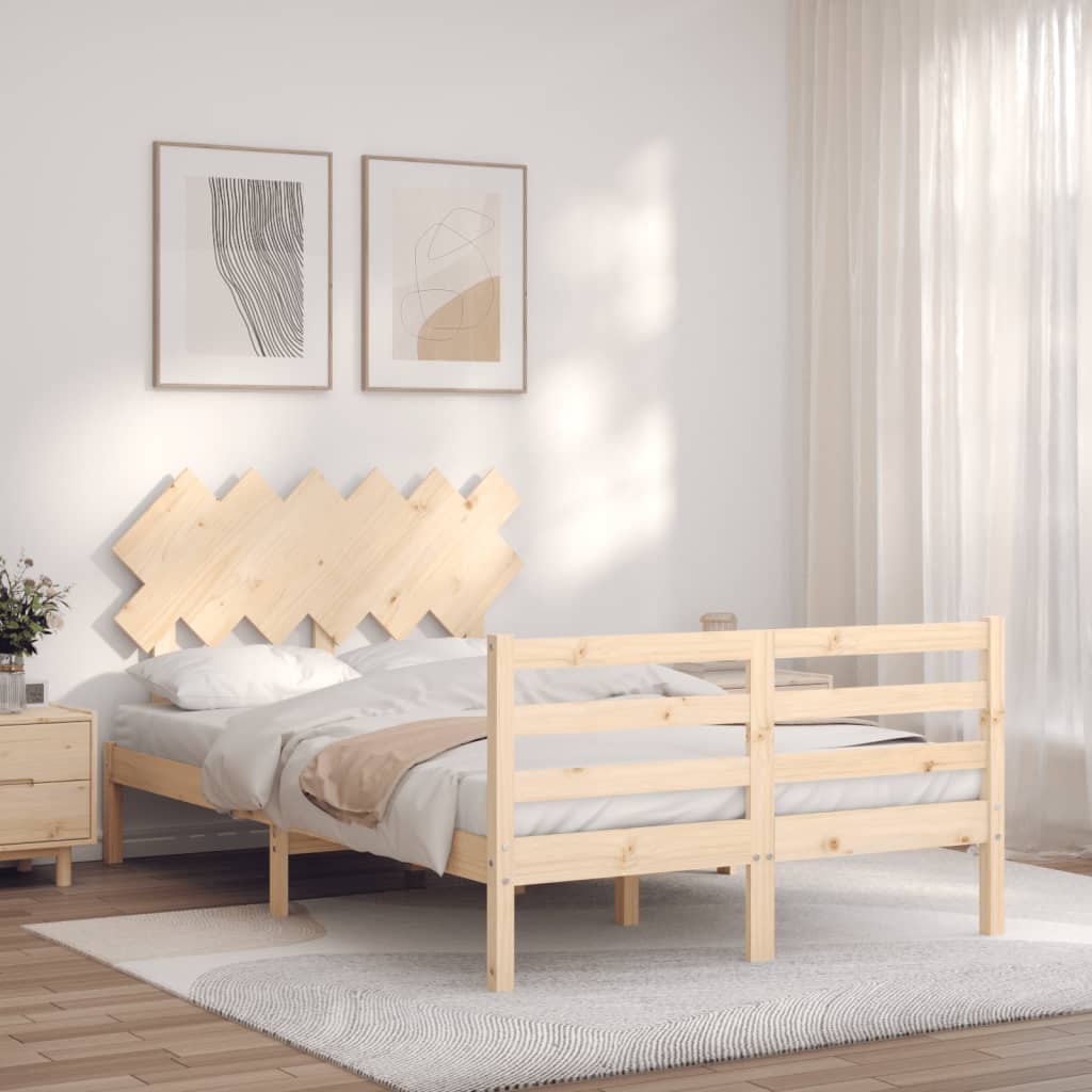 Cadre de lit sans matelas bois massif - XIOS