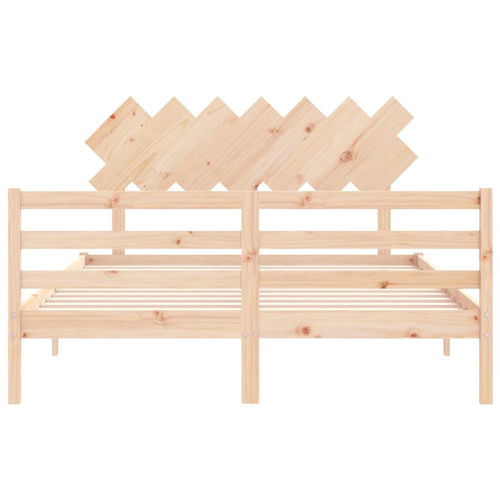 Cadre de lit sans matelas bois massif - XIOS