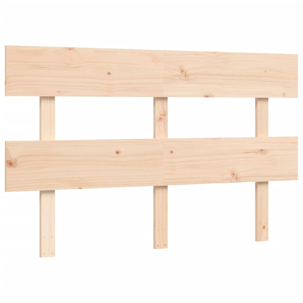 Lit pour personne âgée sans matelas 140x190 cm bois massif - XIOS