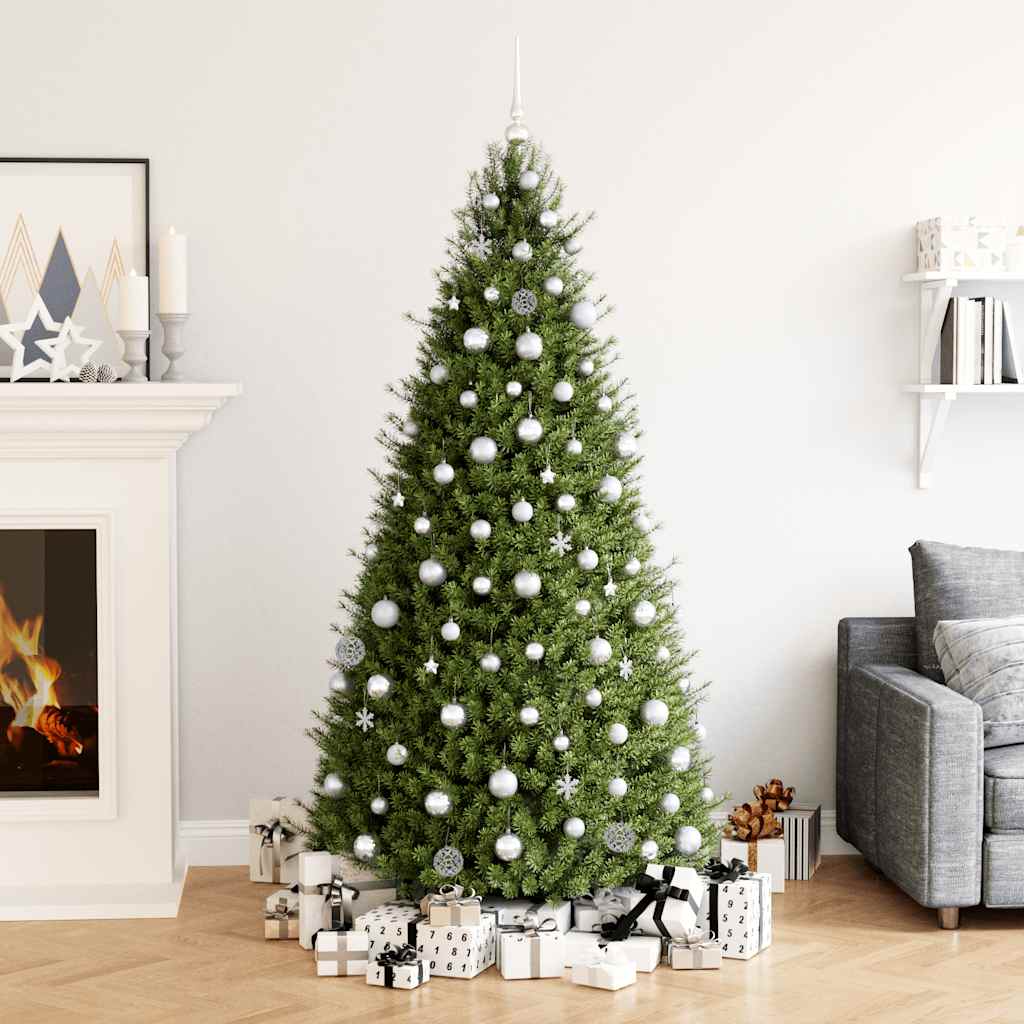 Ensemble de boules de Noël 111 pièces argenté polystyrène - XIOS