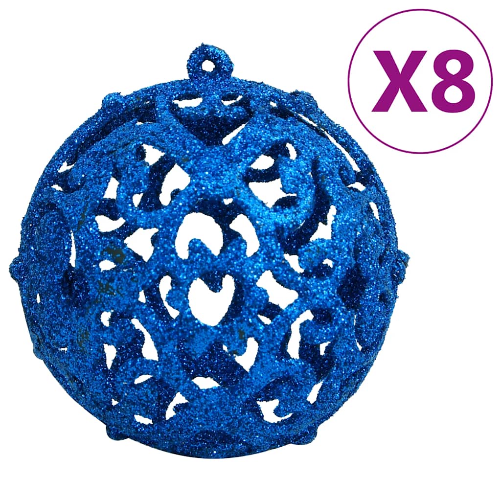 Ensemble de boules de Noël 111 pièces bleu polystyrène - XIOS