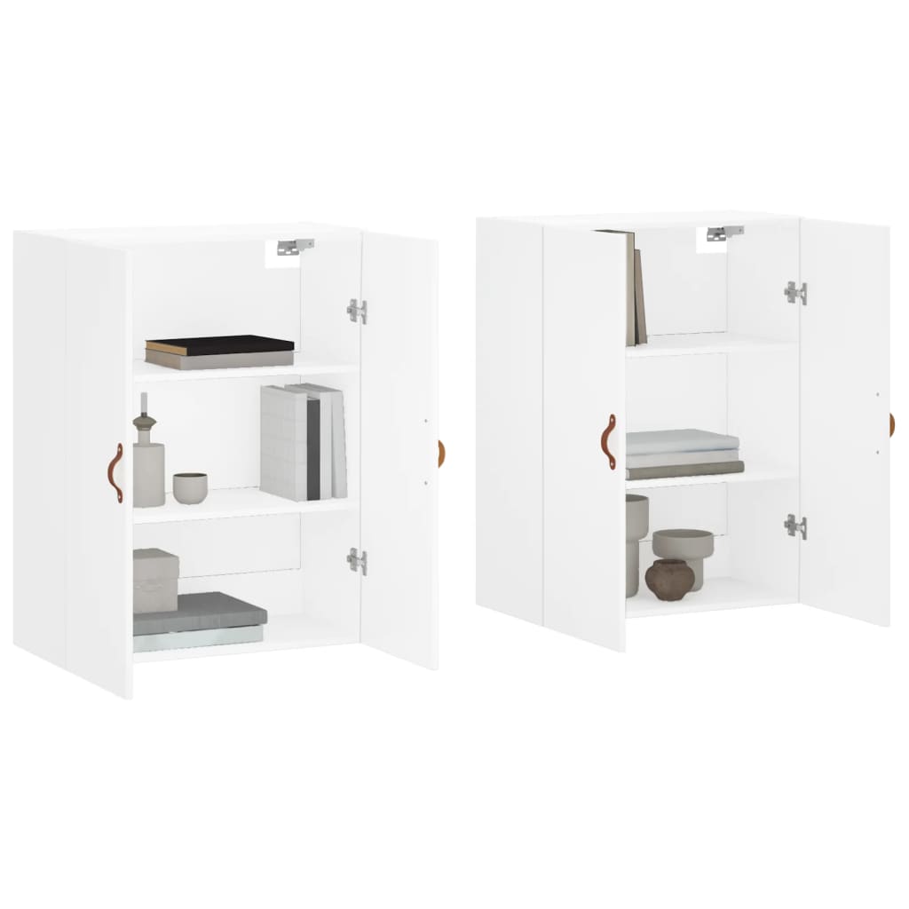 Armoires murales 2 pcs blanc 69,5x34x90 cm - XIOS