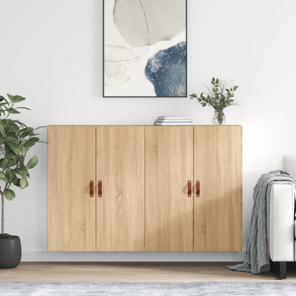 Armoires murales 2 pcs chêne sonoma 69,5x34x90 cm - XIOS