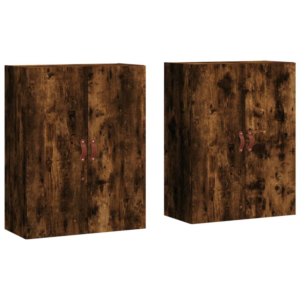 Armoires murales 2 pcs chêne fumé 69,5x34x90 cm - XIOS