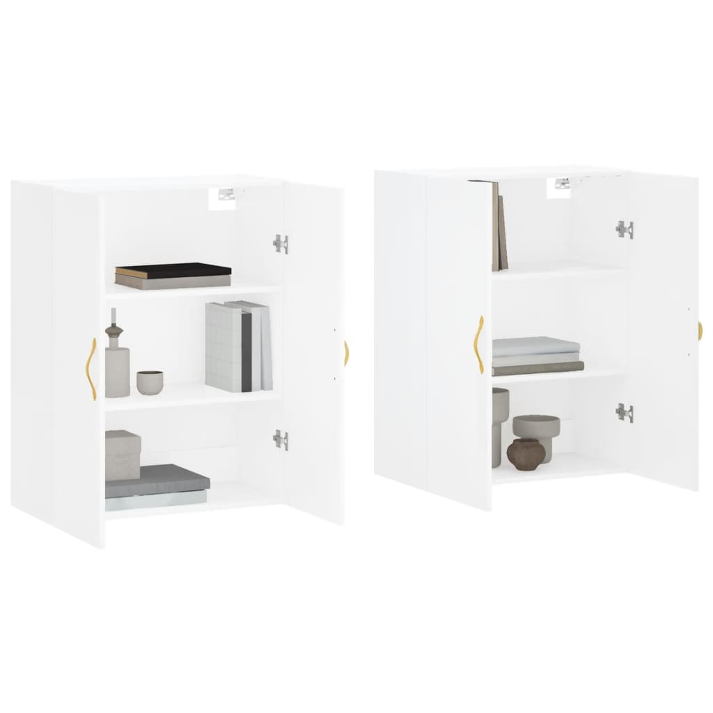 Armoires murales 2 pcs blanc 69,5x34x90 cm - XIOS