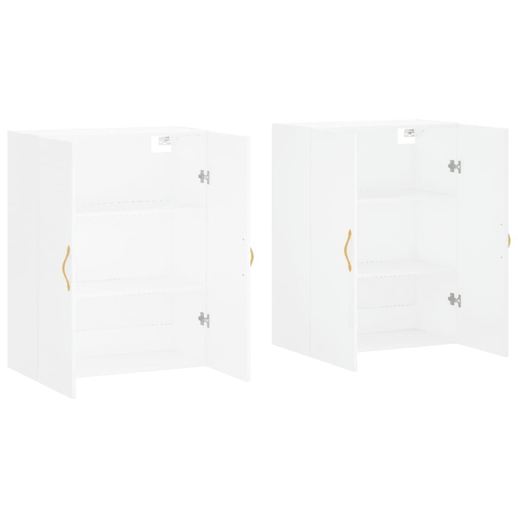 Armoires murales 2 pcs blanc 69,5x34x90 cm - XIOS
