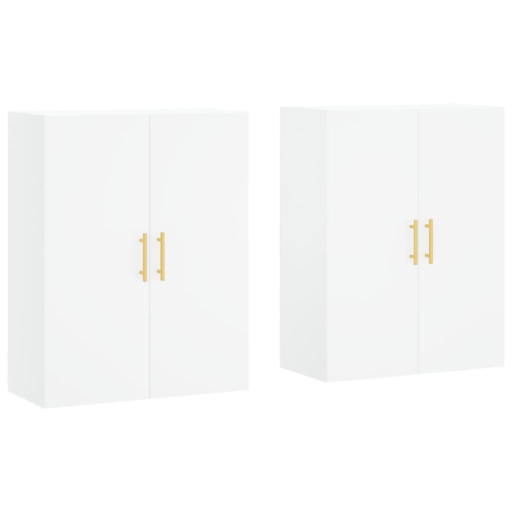 Armoires murales 2 pcs blanc 69,5x34x90 cm - XIOS