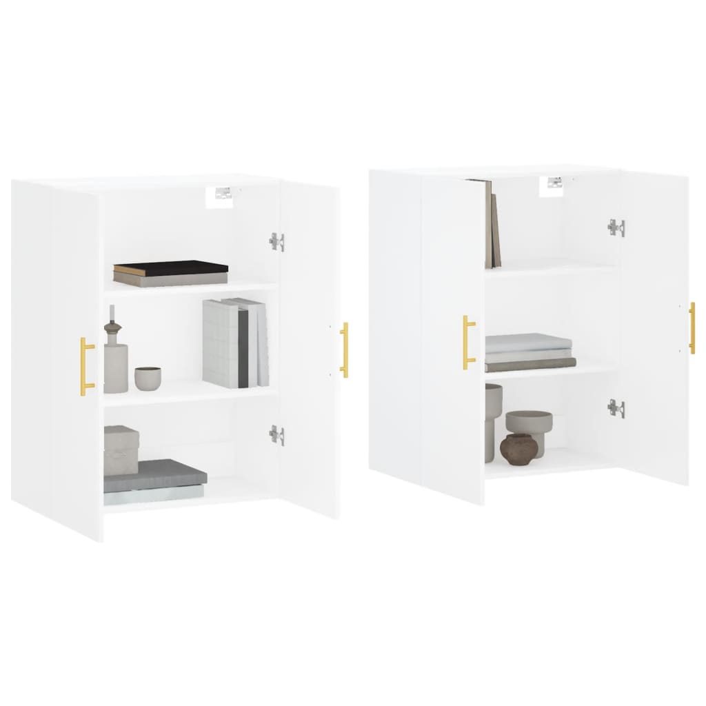 Armoires murales 2 pcs blanc 69,5x34x90 cm - XIOS