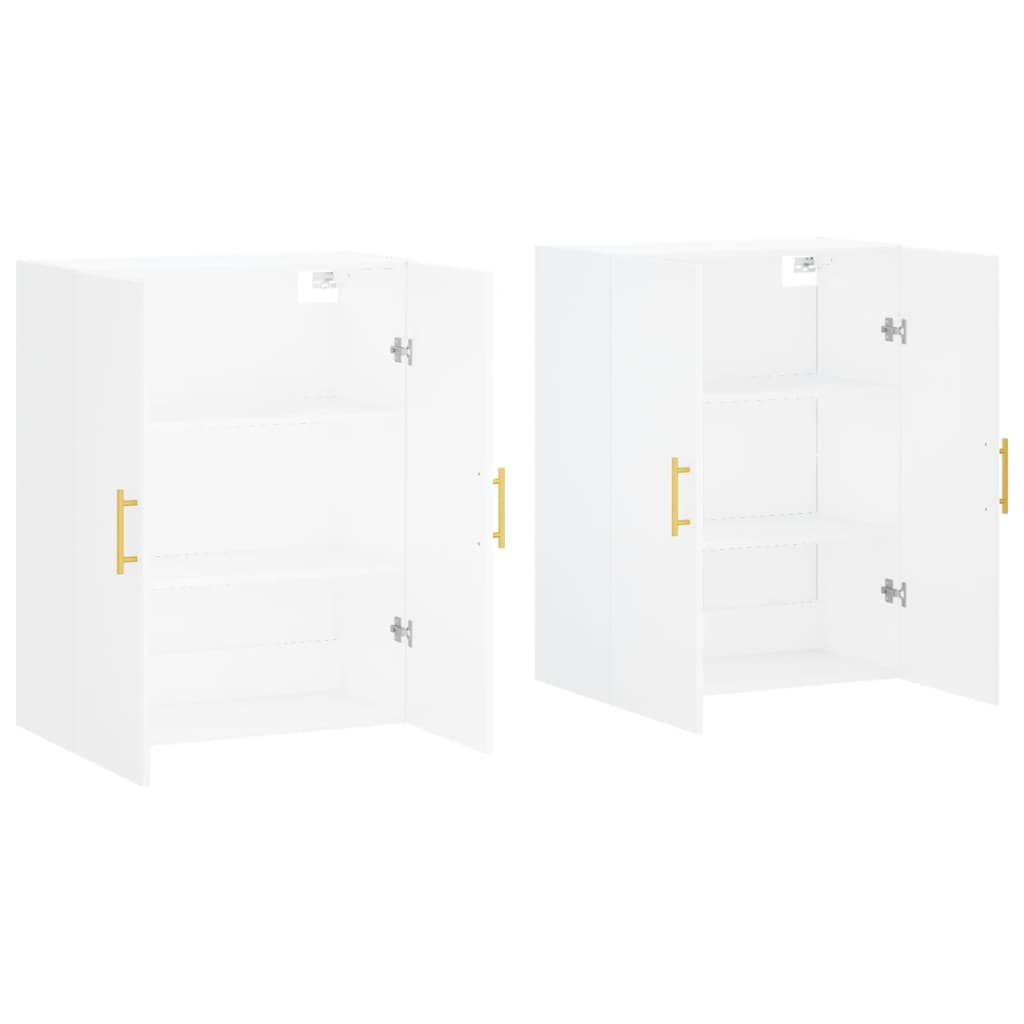 Armoires murales 2 pcs blanc 69,5x34x90 cm - XIOS