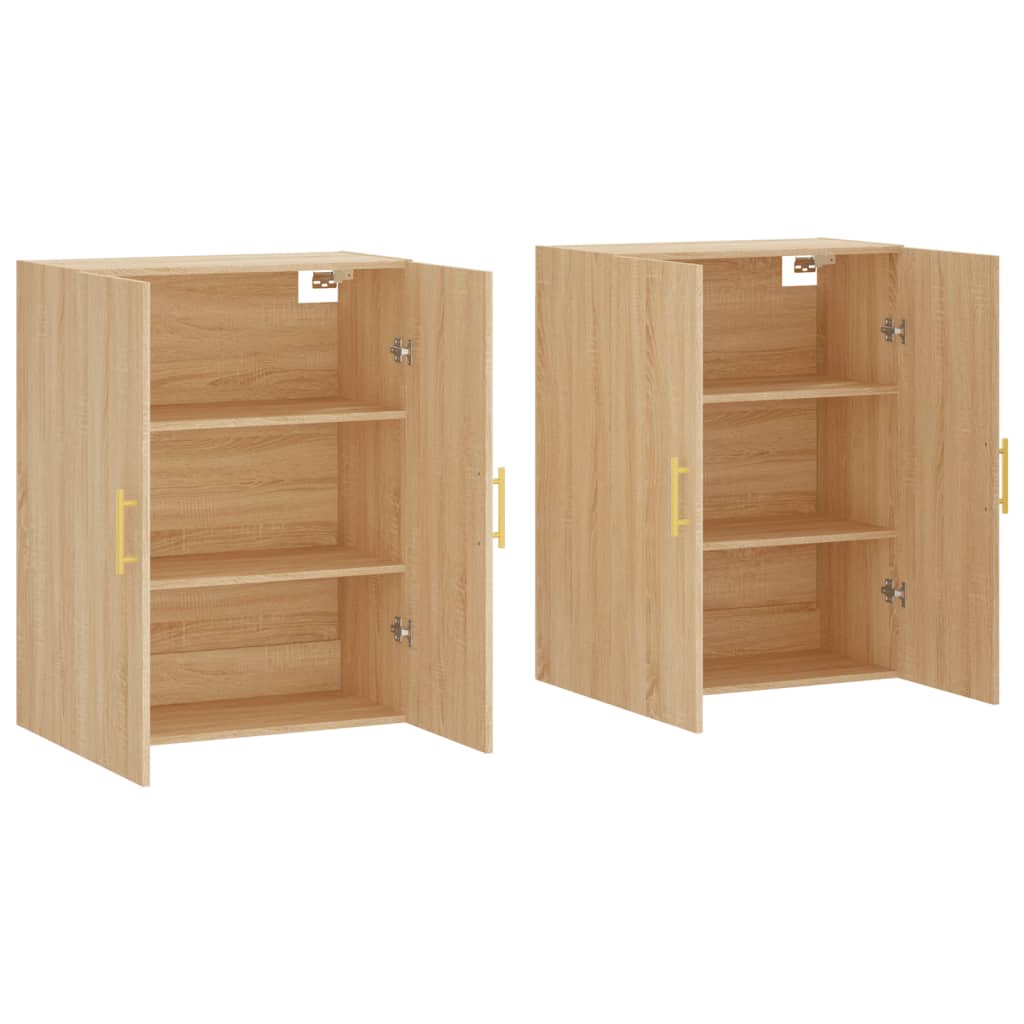Armoires murales 2 pcs chêne sonoma 69,5x34x90 cm - XIOS