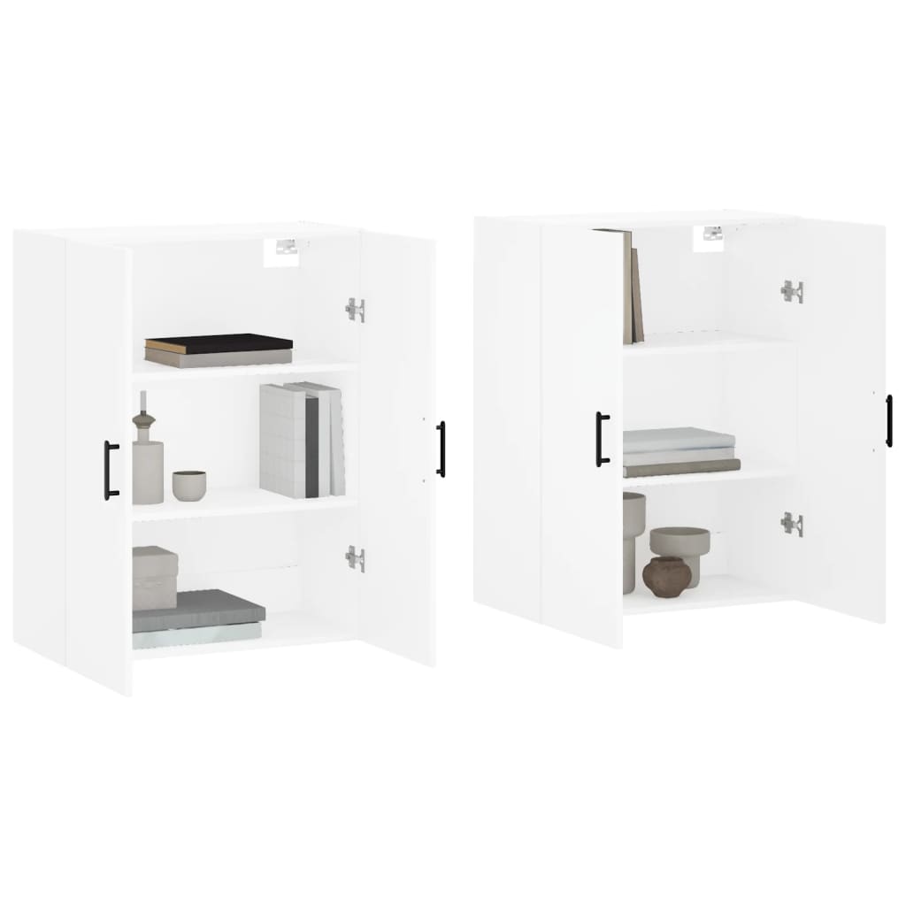Armoires murales 2 pcs blanc 69,5x34x90 cm - XIOS