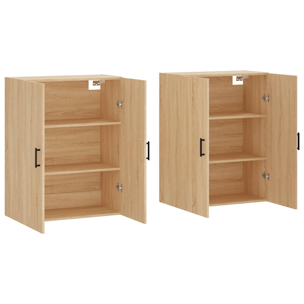 Armoires murales 2 pcs chêne sonoma 69,5x34x90 cm - XIOS