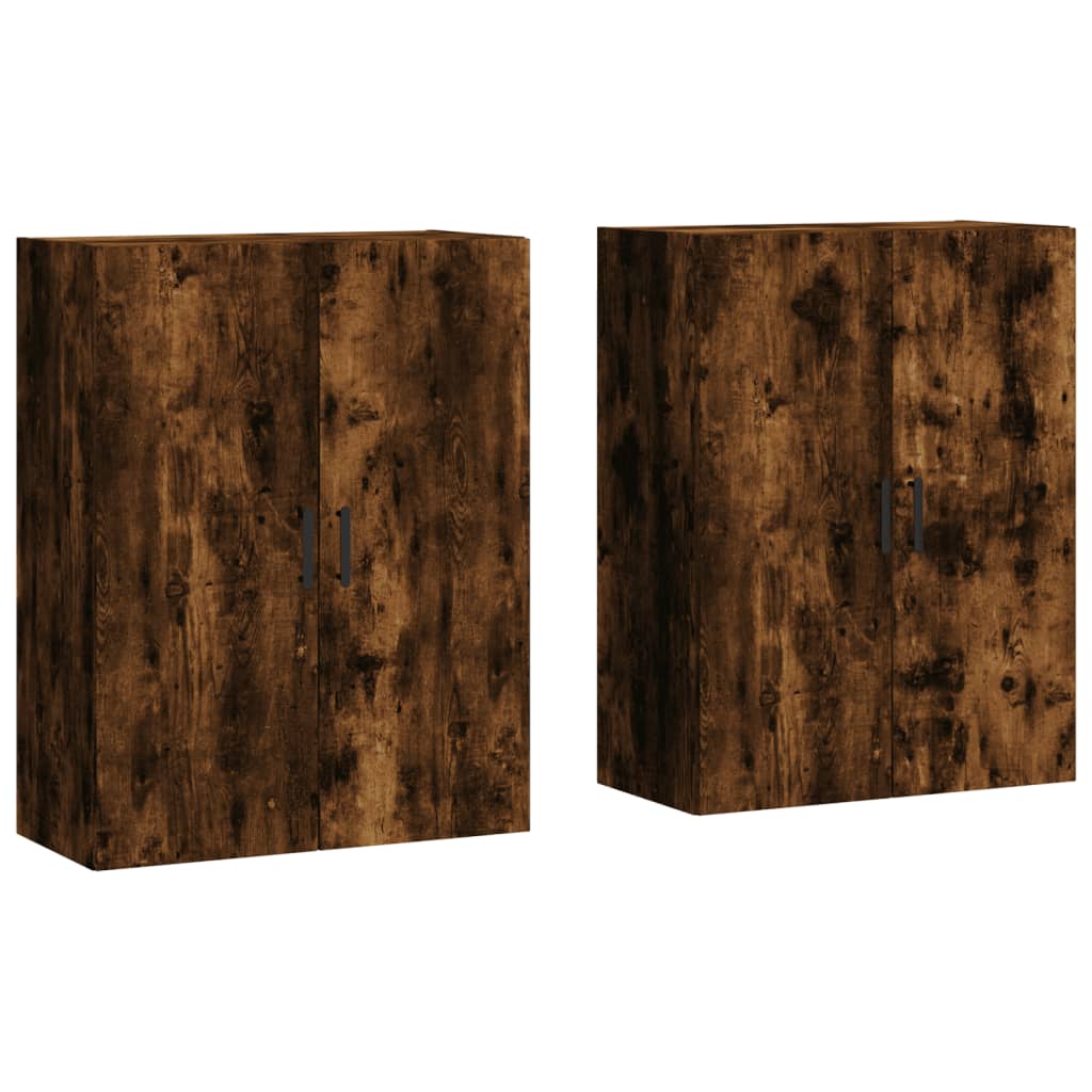 Armoires murales 2 pcs chêne fumé 69,5x34x90 cm - XIOS
