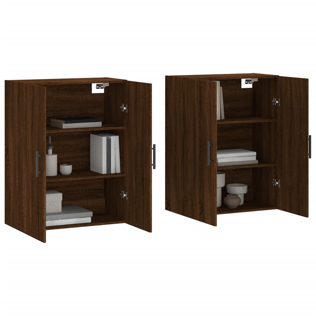 Armoires murales 2 pcs chêne marron 69,5x34x90 cm - XIOS