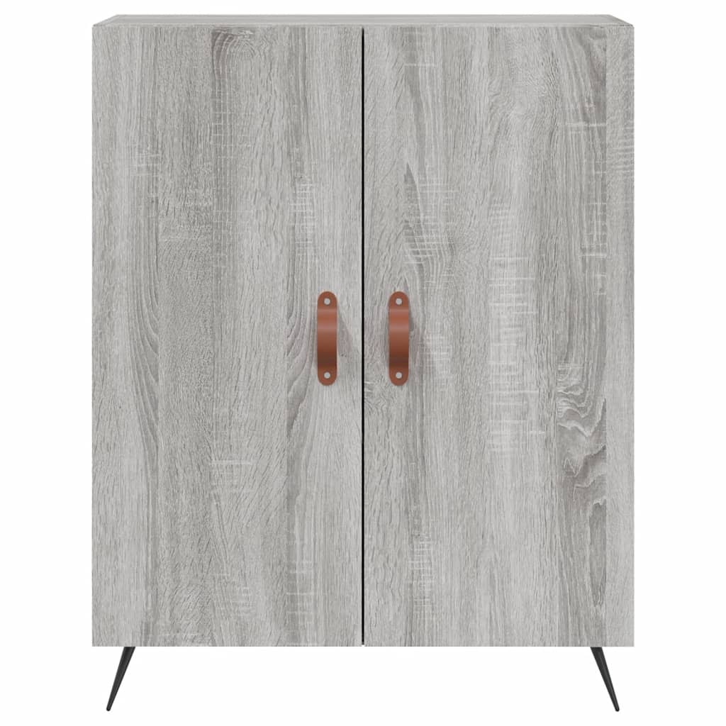 Buffet haut Sonoma gris 69,5x34x180 cm Bois d'ingénierie - XIOS