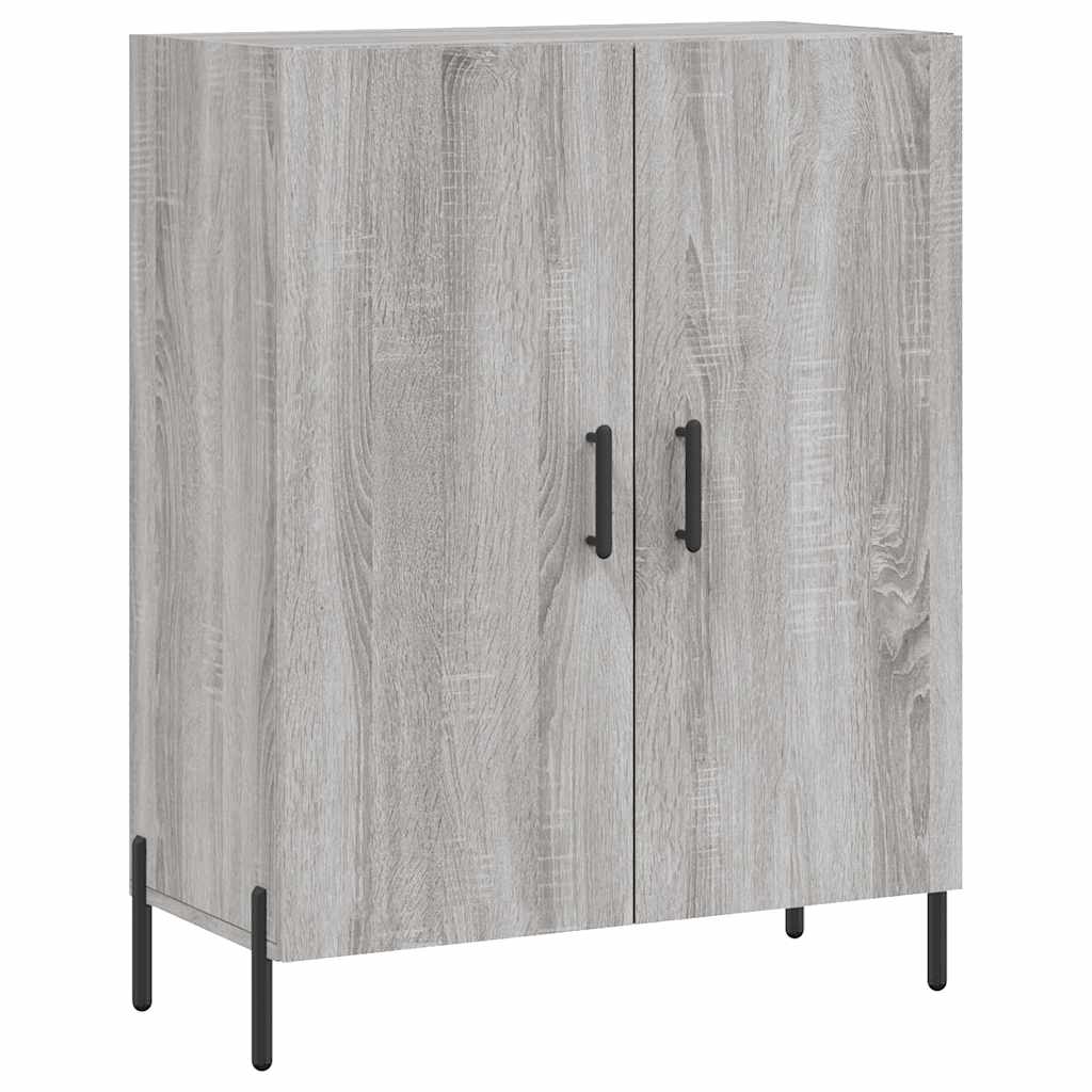 Buffet haut Sonoma gris 69,5x34x180 cm Bois d'ingénierie - XIOS