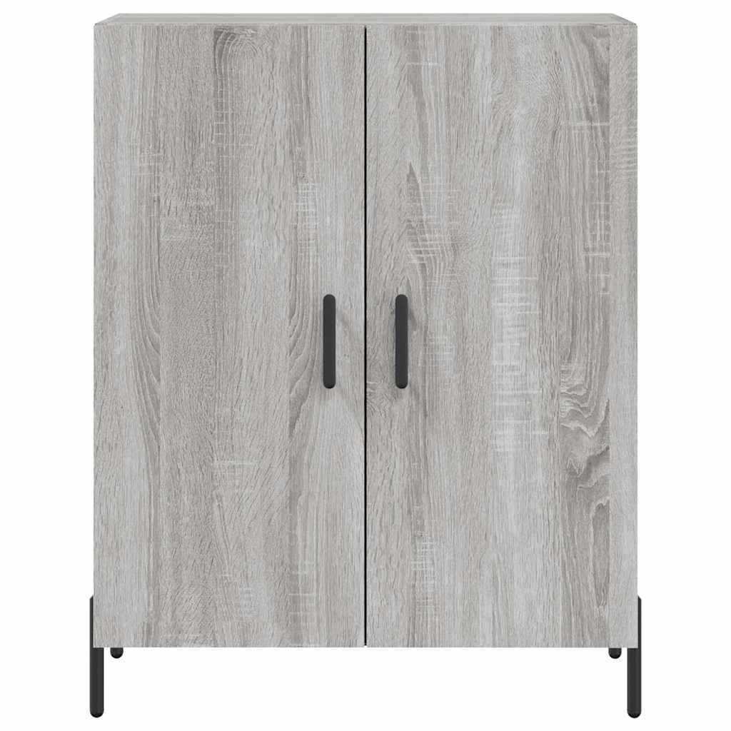Buffet haut Sonoma gris 69,5x34x180 cm Bois d'ingénierie - XIOS