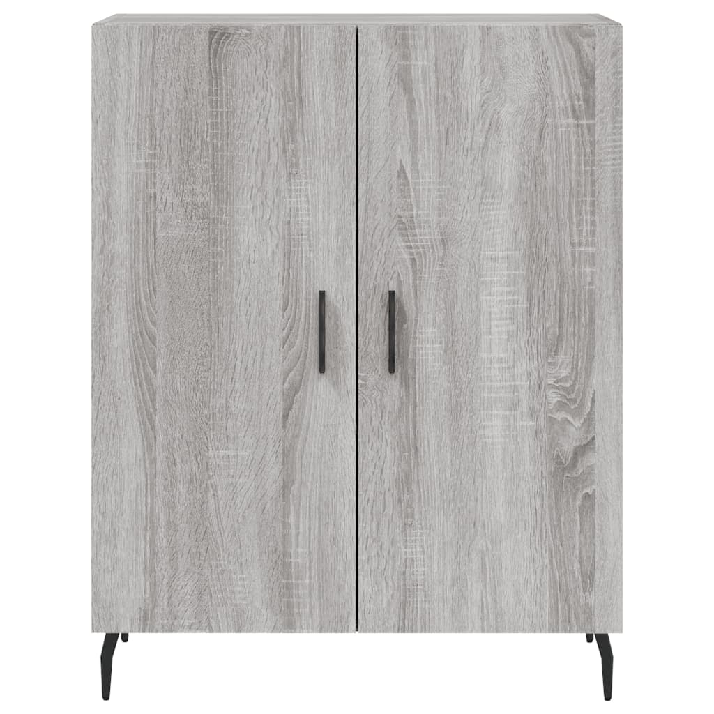 Buffet haut Sonoma gris 69,5x34x180 cm Bois d'ingénierie - XIOS