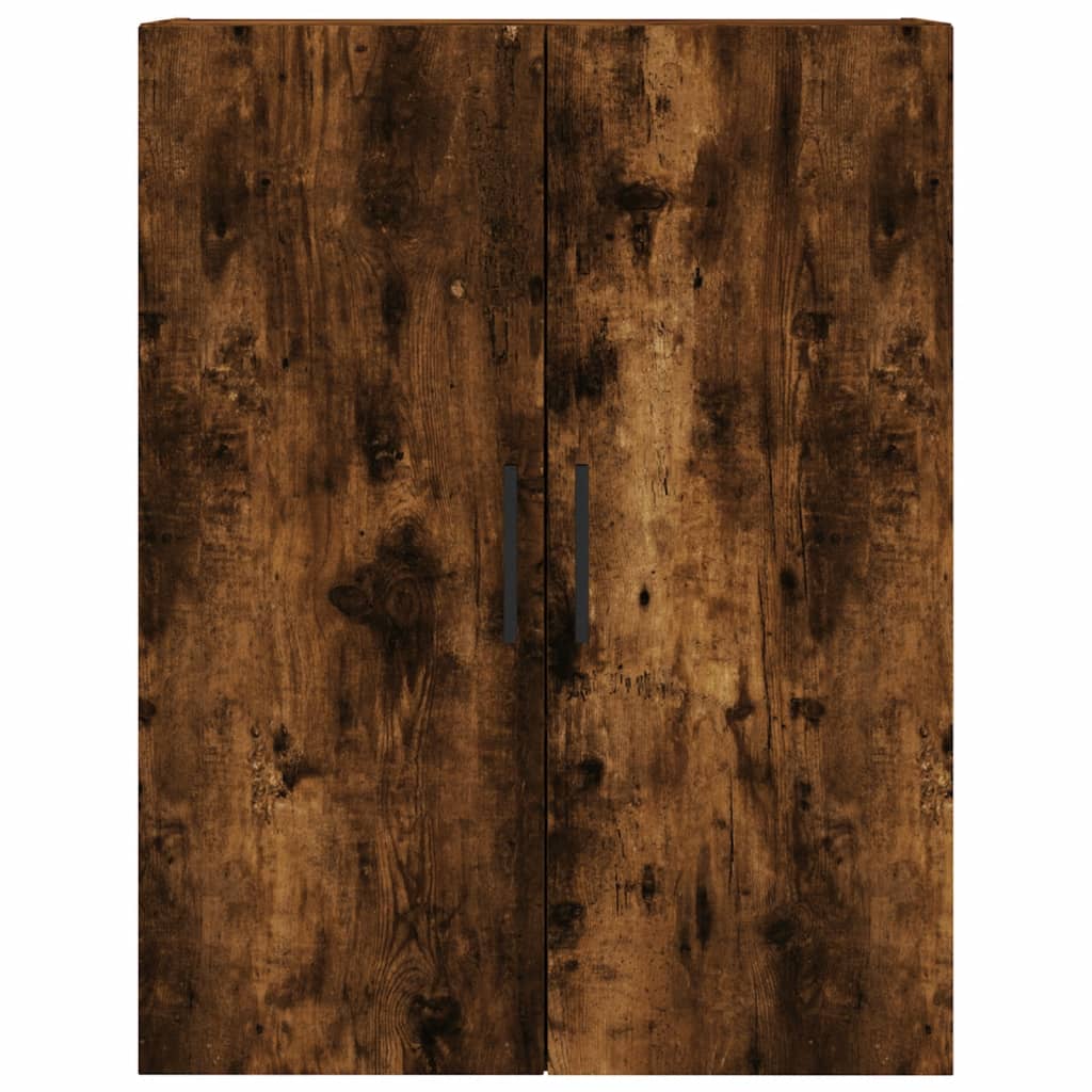 Buffet haut Chêne fumé 69,5x34x180 cm Bois d'ingénierie - XIOS