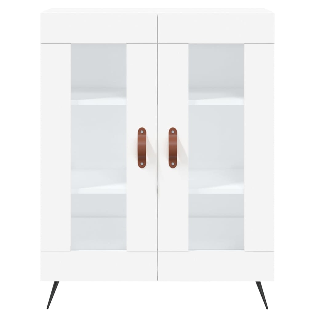 Buffet haut Blanc 69,5x34x180 cm Bois d'ingénierie - XIOS