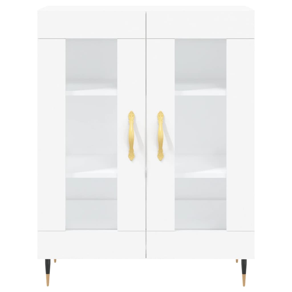 Buffet haut Blanc 69,5x34x180 cm Bois d'ingénierie - XIOS