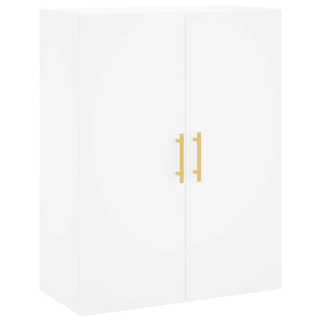 Buffet haut Blanc 69,5x34x180 cm Bois d'ingénierie - XIOS