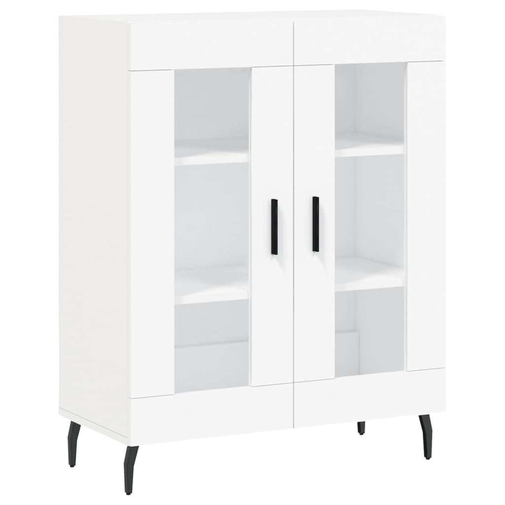 Buffet haut Blanc 69,5x34x180 cm Bois d'ingénierie - XIOS