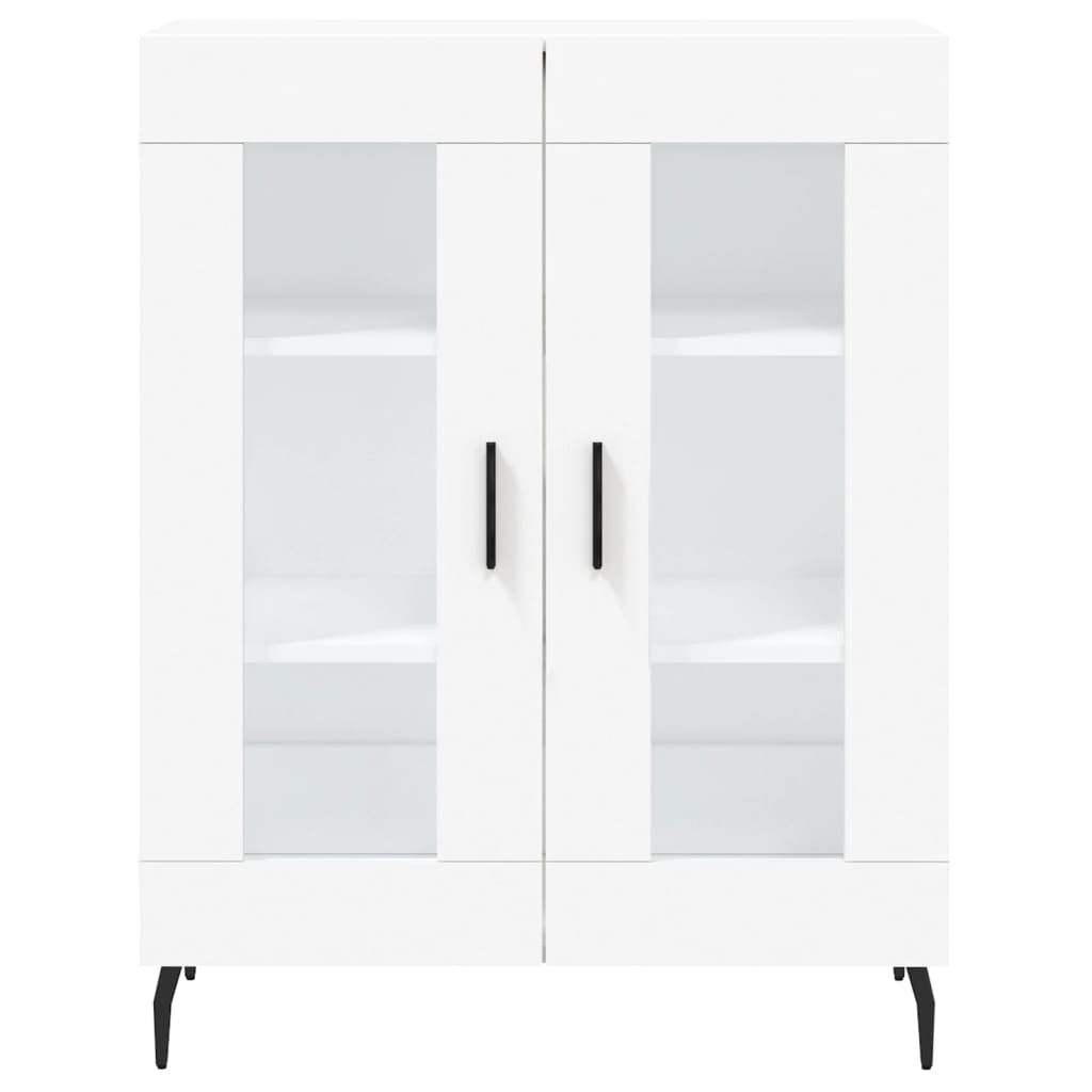 Buffet haut Blanc 69,5x34x180 cm Bois d'ingénierie - XIOS