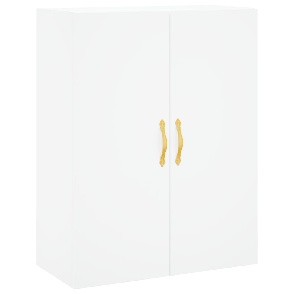Buffet haut Blanc 69,5x34x180 cm Bois d'ingénierie - XIOS