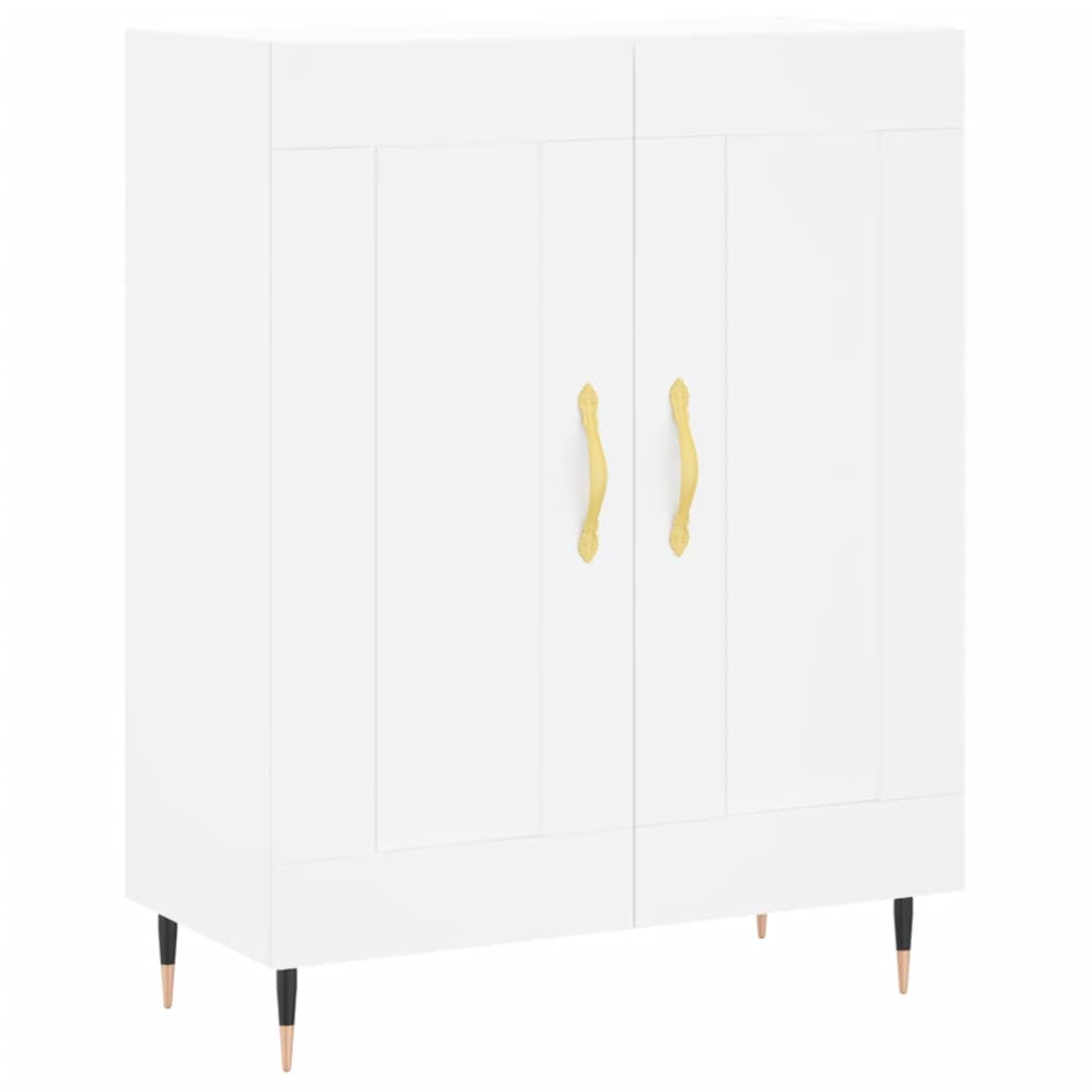 Buffet haut Blanc 69,5x34x180 cm Bois d'ingénierie - XIOS