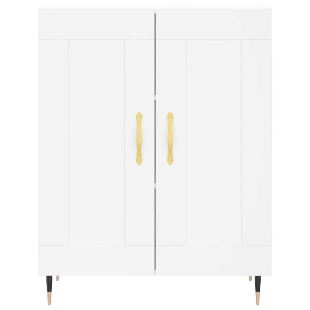 Buffet haut Blanc 69,5x34x180 cm Bois d'ingénierie - XIOS