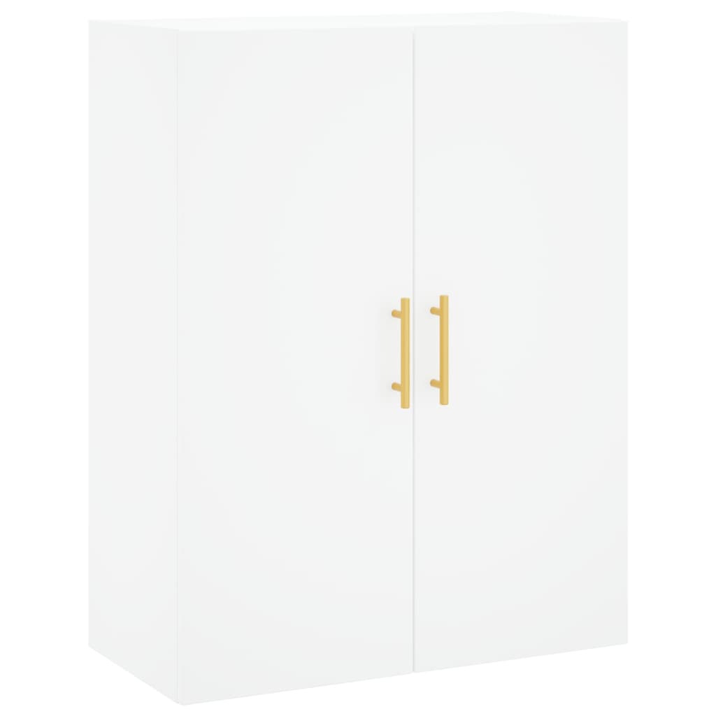 Buffet haut Blanc 69,5x34x180 cm Bois d'ingénierie - XIOS