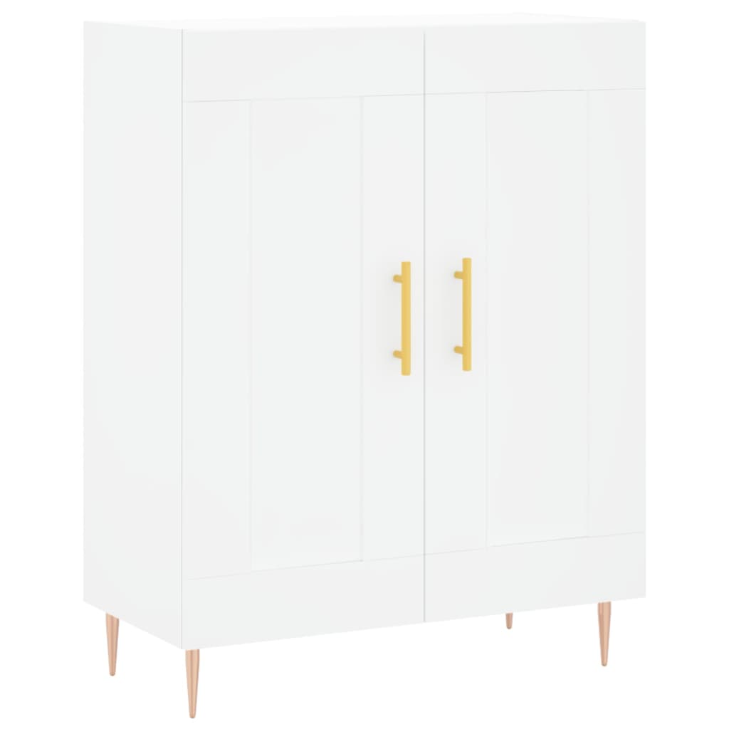 Buffet haut Blanc 69,5x34x180 cm Bois d'ingénierie - XIOS