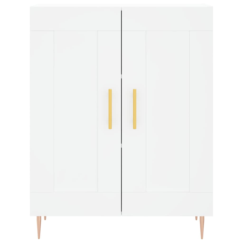 Buffet haut Blanc 69,5x34x180 cm Bois d'ingénierie - XIOS
