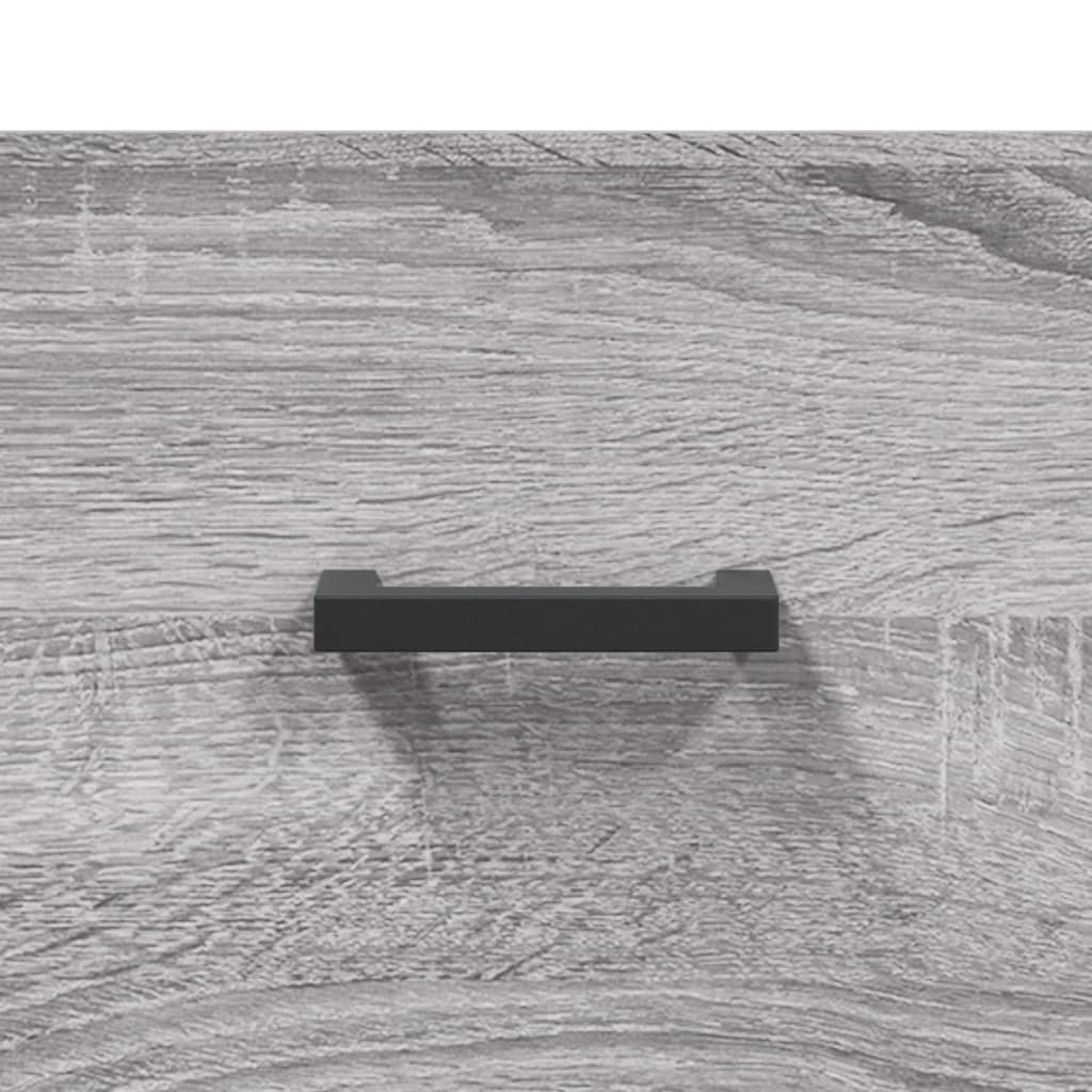 Buffet haut Sonoma gris 69,5x34x180 cm Bois d'ingénierie - XIOS