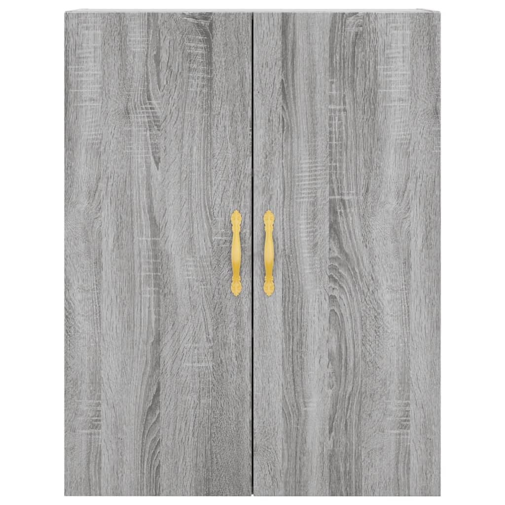 Buffet haut Sonoma gris 69,5x34x180 cm Bois d'ingénierie - XIOS
