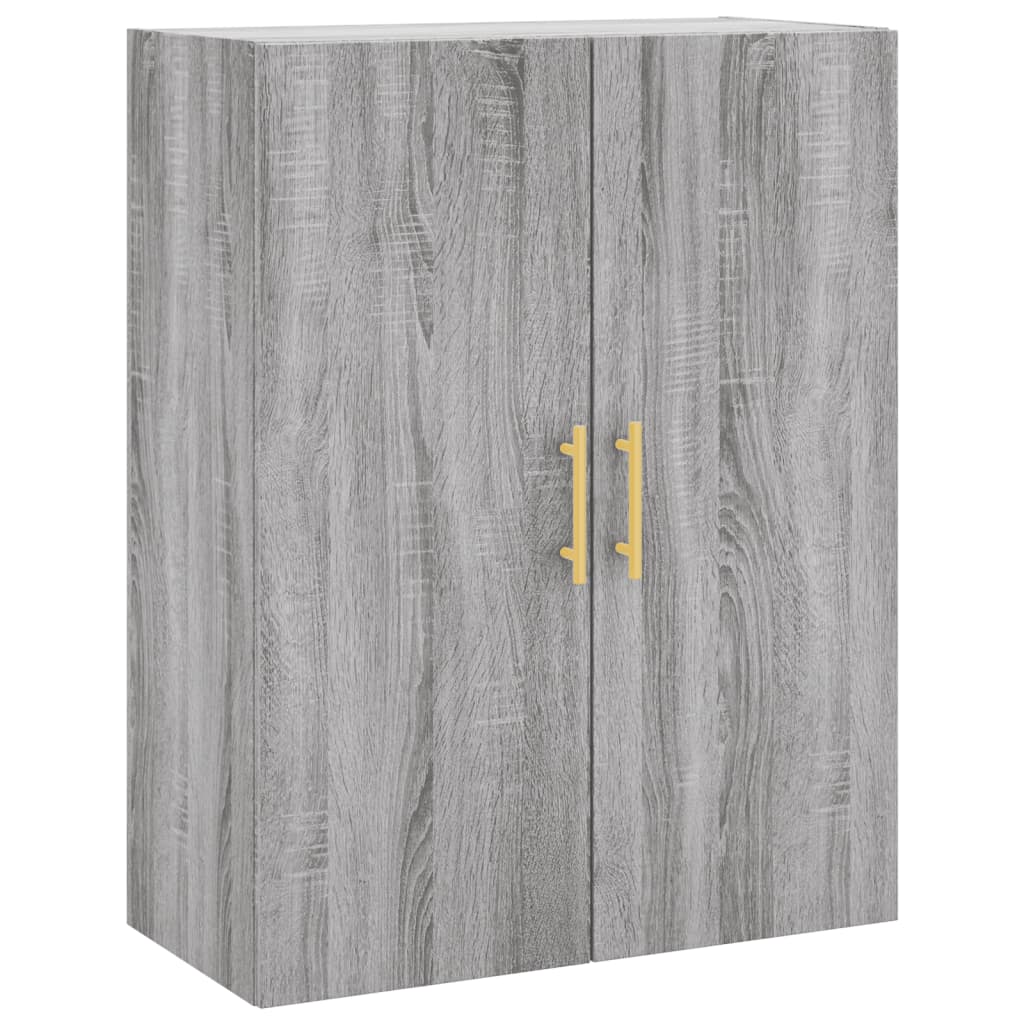 Buffet haut Sonoma gris 69,5x34x180 cm Bois d'ingénierie - XIOS
