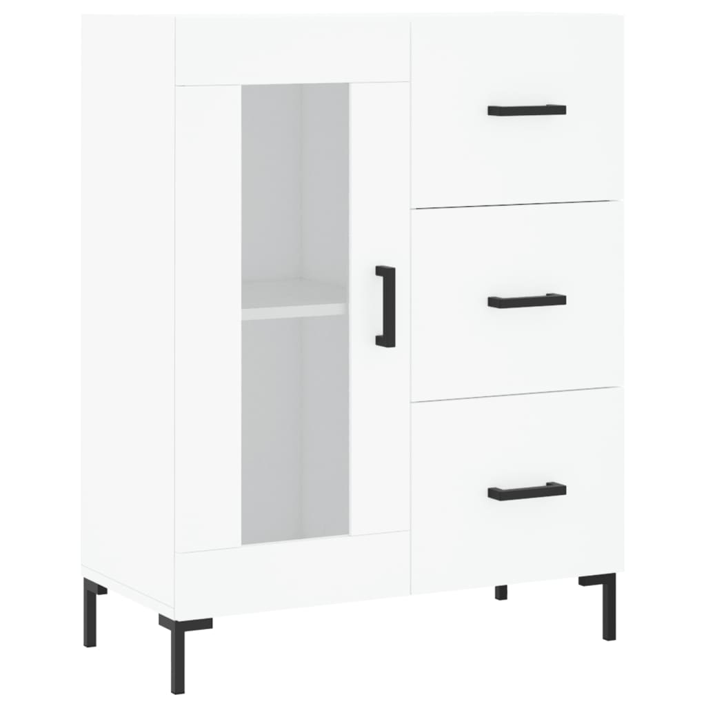 Buffet haut Blanc 69,5x34x180 cm Bois d'ingénierie - XIOS